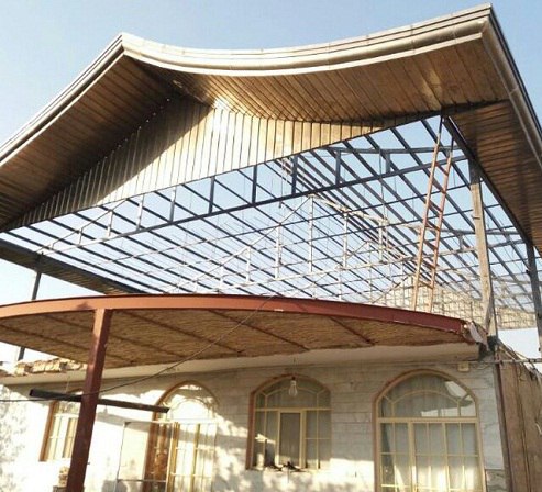 اجرای سقف شیروانی در همدان  