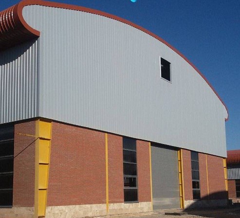 پوشش سوله با ورق رنگی